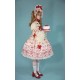 Antique Doll Strawberry Cake Bouquet Blouse JSK and OP(Reservation/3 Colours/Full Payment Without Shipping)